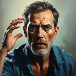 oil painting of a an adult, dynamic pose, realistic, highly detailed, cinematic, perfect face, by sam spratt and peter mohrbacher and james jean