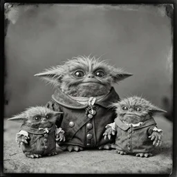 daguerreotype of an ewok family