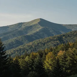 appalachian mountain landscape, matte painting by andreas franke
