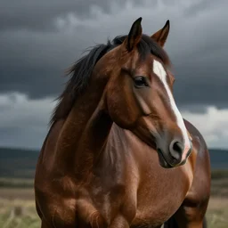 photorealistic horse