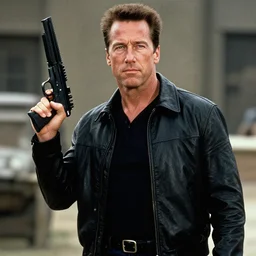 arnold schwarzenegger as john rambo in first blood