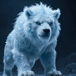 portrait of a ice beast, dramatic lighting, cinematic, establishing shot, extremly high detail, photo realistic, cinematic lighting, post processed, concept art, artstation, matte painting, style by eddie mendoza, raphael lacoste, alex ross