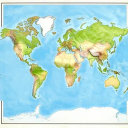 a map of the world