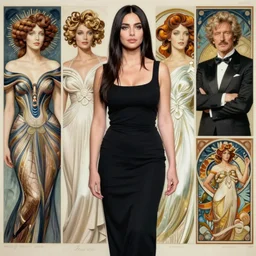 monica bellucci by zdzisław beksinski, iris van herpen, raymond swanland and alphonse mucha. highly detailed, hyper - real, beautiful