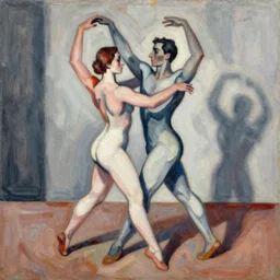 a painting in the style of dance by matisse