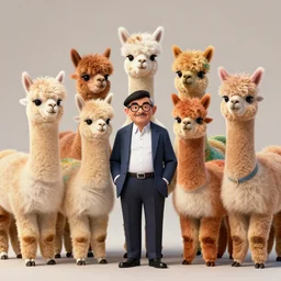 anthropomorphic highly detailed group portrait of funny mr bean rainbow alpacas, intricate, elegant, highly detailed pixar alpaca, digital painting, artstation, concept art, smooth, sharp focus, illustration, art by artgerm, bob eggleton, michael whelan, stephen hickman, richard corben, wayne barlowe, trending on artstation and greg rutkowski and alphonse mucha, 8 k