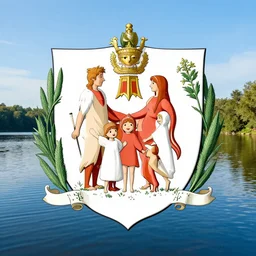 Family Crest of the lake