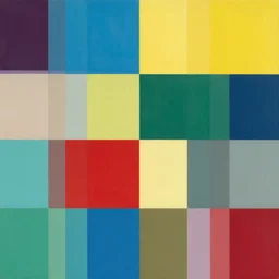 large squares of different colors