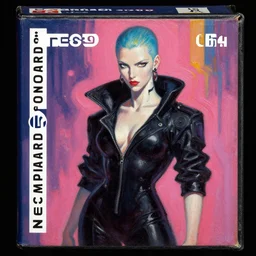 1 9 8 9 nes commodore 6 4 box art. cyberpunk male artgerm. character class. keith parkinson. oil on canvas