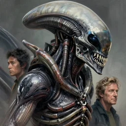 alien covenant xenomorph, close - up portrait, intricate, elegant, volumetric lighting, scenery, digital painting, highly detailed, artstation, sharp focus, illustration, concept art, luis rollo, ruan jia, steve mccurry, john berkey