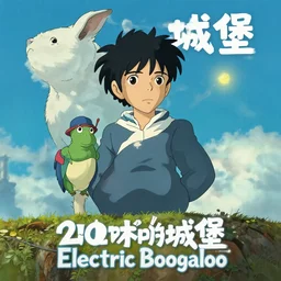 Howl's Moving Castle 2: Electric Boogaloo. Movie Poster.