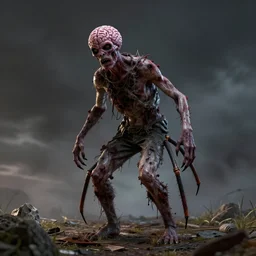 a zombie with mind control power