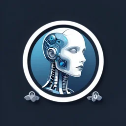 a logo for cybernetic body part repair service