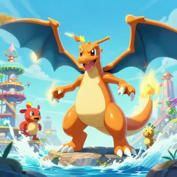 typhlosion fury intergalactic waterpark given up to the void enhanced detail explorers on the blink of a voxel-based gridworld hypothetical fractal land where adorable ghosts roam alongside EMBOSSED STONE RELIEF