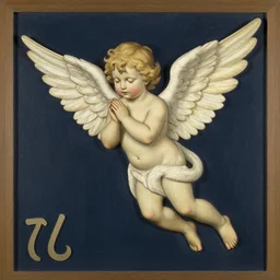 pieces astrological sign as a cherub in the style of wrightson, bernie