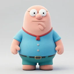 peter griffin as a plushie.