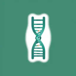 logo for a DNA startup, Vector Image