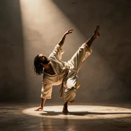 jesus breakdancing
