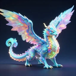 wide angle shot of a beautiful feathered, neon radiant dragon, alphonse mucha, rhads, ross tran, artstation, artgem, octane render, 1 6 k