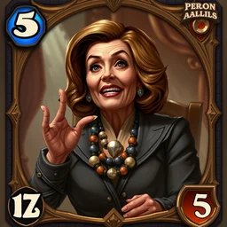pelosi on hearthstone card