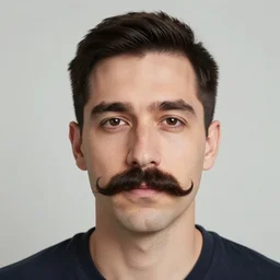 a really nice mustache