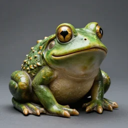 feng shui, frog, fantasy, hear no evil, see no evil, speak no evil statues, ultra detailed,