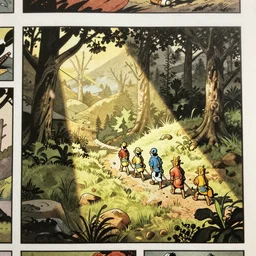 A page from the most recent Asterix comic book