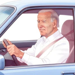 biden in redline, anime, car, driver, anime movie