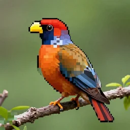 pixelsorting furbird