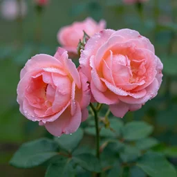 wet roses morning dew by anna dittmann
