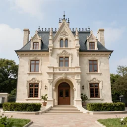 House inspired by an ornate castle. Canon EF 28mm f/2.8 IS USM Wide Angle Lens.