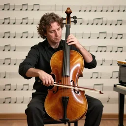 unlike bach's others, suite no ° 6 was most likely written for an outmoded five - stringed instrument, explaining the very large note range. while cellists like rostropovich have interpreted it fluidly, the advanced techniques required lend it a virtuosic quality and render it too...