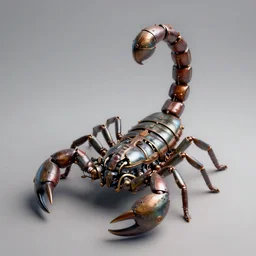steampunk robot scorpion, 3 d model, unreal engine realistic render, 8 k, micro detail, intricate, elegant, highly detailed, centered, digital painting, artstation, smooth, sharp focus, illustration, artgerm, wlop