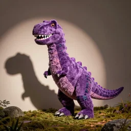 james hetfield dressed as barney the purple dinosaur