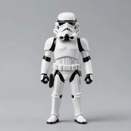 yannic kilcher cosplay stormtrooper, stop motion vinyl action figure, plastic, toy, butcher billy style