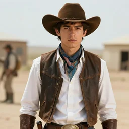 a very handsome young man who is a space cowboy