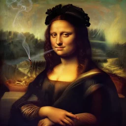 the weeknd from blinding lights smoking by leonardo da vinci, brown skin, classical painting, digital painting, romantic, vivid color