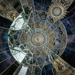 broken mirrors, reflections, by roy ahlgren or victor vasarely, digital art, deepdream cosmic, 3 d high definition, trending on artstation, photorealistic, high resolution, 8 k, octane, hyper detailed, trending on deviantart insane details, intricate, elite, ornate, elegant trend, highly detailed and intricate, photography, unreal engine