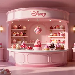candy store by disney concept artists, blunt borders, rule of thirds