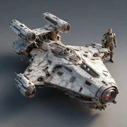 highly detailed cinematic syd mead scifi render of 3 d sculpt of fury road spaceship, guardians of the galaxy, star wars, maschinen krieger, raphael lecoste