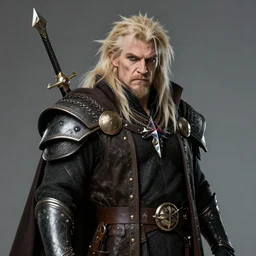 portrait of drizzt do'urden, character art, high quality, very detailed