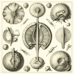 elaborate natural illustrations by ernst haeckel of the biological world