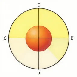 a hyper realistic render of mohr's circle