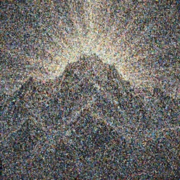 a mountain with rays of light behind. intricate abstract. intricate artwork. by tooth wu, wlop, beeple, dan mumford. trending on artstation, greg rutkowski very coherent symmetrical artwork. cinematic, hyper realism, high detail, octane render, 8 k, iridescent accents
