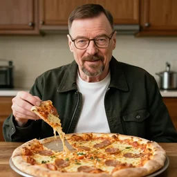 a real life person who looks a lot like walter white after he turned into pizza