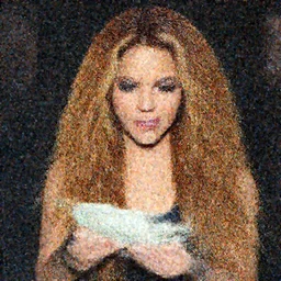 Shakira stealing money
