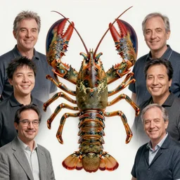 zoological portrait of a human lobster by kuldar leement and ruan jia and brad rigney and micha karcz and brad rigney 0.