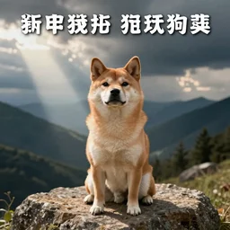 a meme about doge