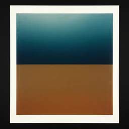 underwater photography, harlequin loose, somber by mike kelley. this print is composed of two rectangles of different sizes & colors, separated by a thin line. the bottom rectangle is larger & warmer in color. the top rectangle is smaller & lighter in color. the line that separates the rectangles creates a sense of tension & balance. a deep background provides a sense of depth & space.