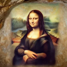 cave painting!!!!!!!!!!!!!!!!!!!!!!!!!!!!!!!!!!!!!!!!!!!! of ((((((((((((((((mona lisa))))))))))))))))